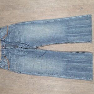 Levi's SilverTab Men's Size 36x28 Boot Medium Wash Tag Reads 36x34 Altered